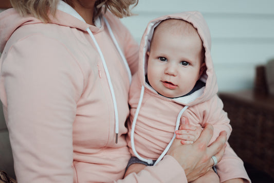 FINAL SALE Weeactive Mini Twinning Hoodie Misty Rose