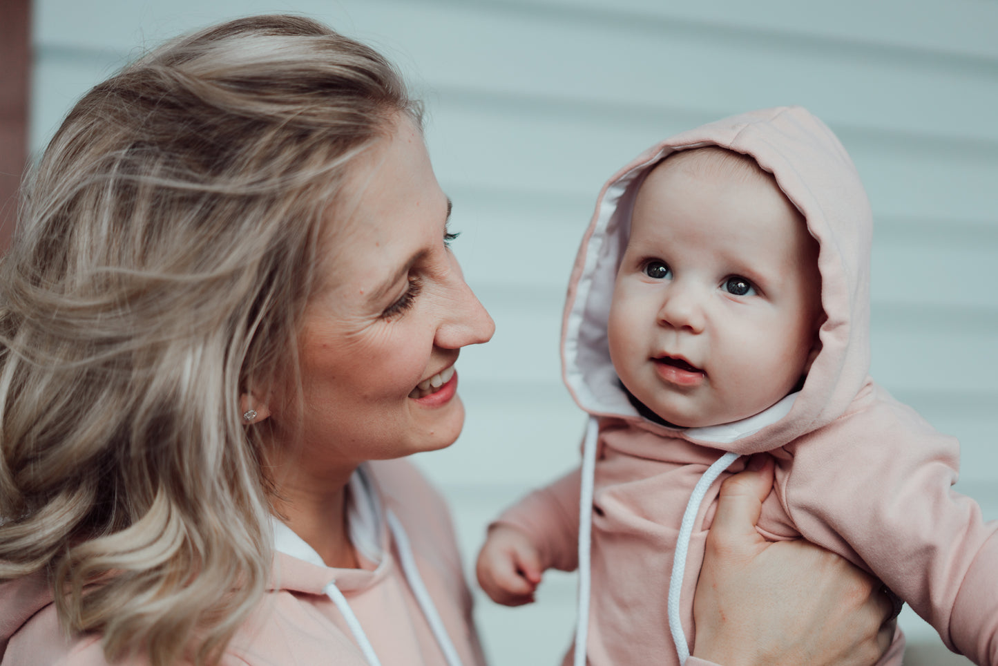 FINAL SALE Weeactive Mini Twinning Hoodie Misty Rose