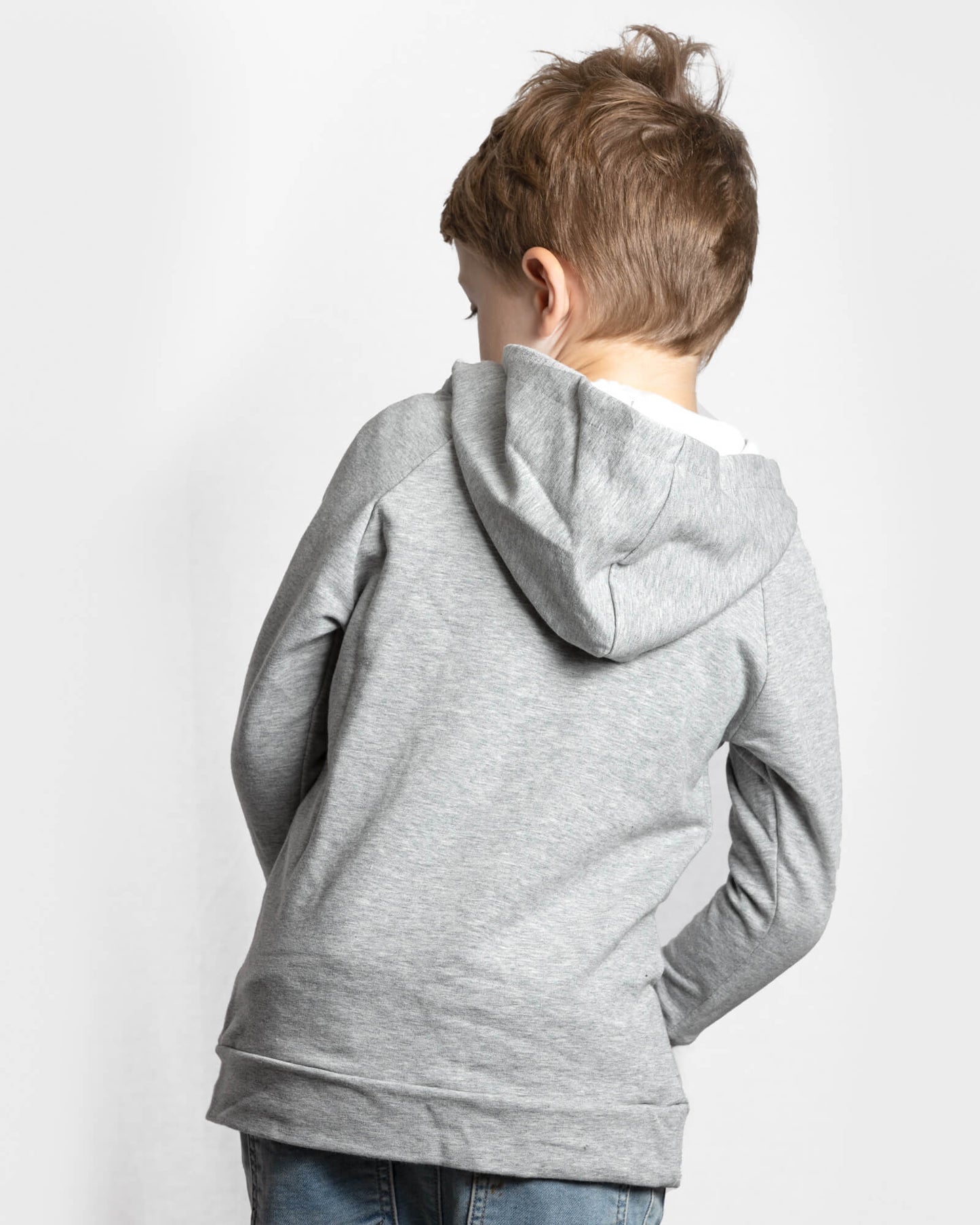 Weeactive Mini Twinning Hoodie Grey Marle - mammojo lactivewear