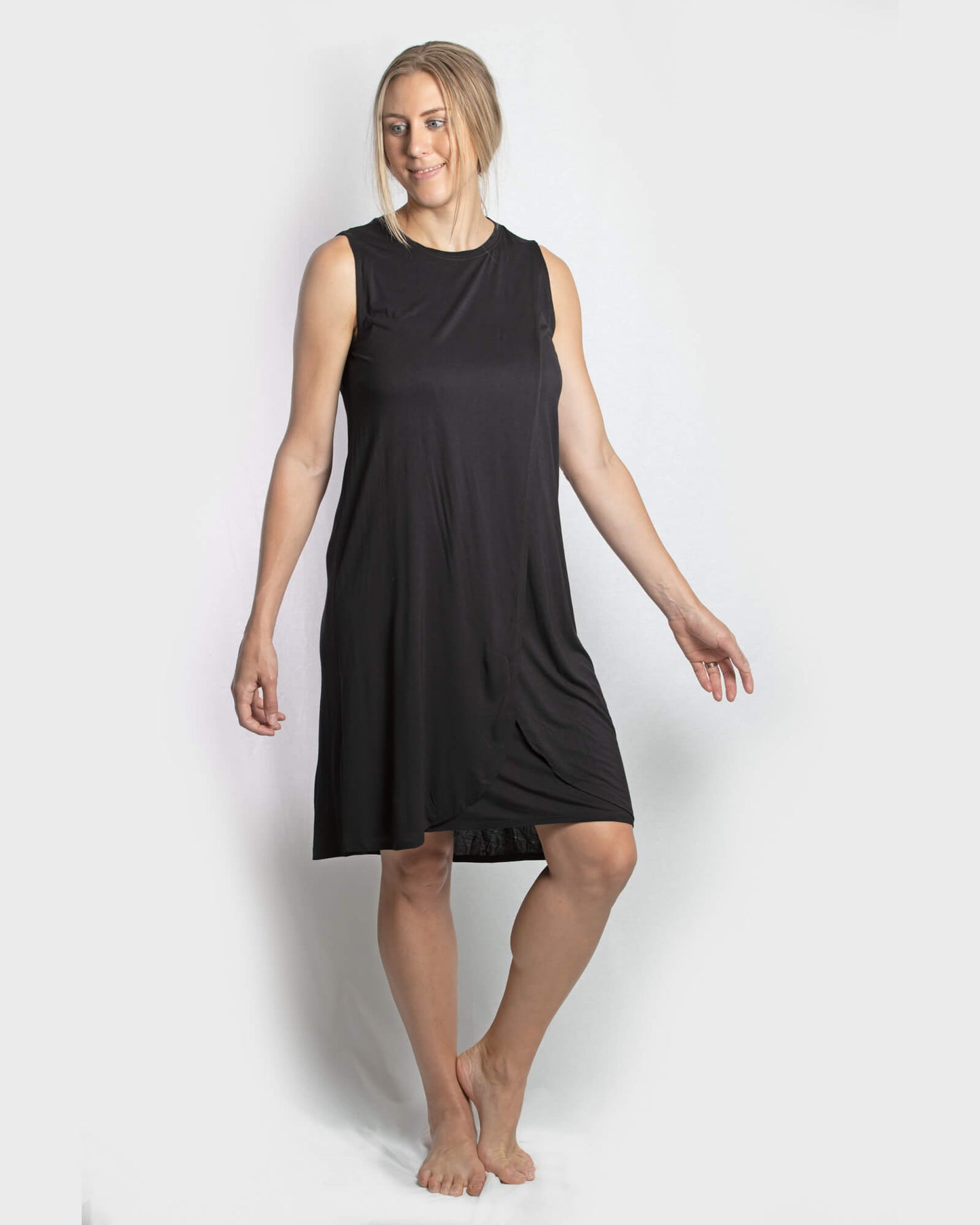 FINAL SALE Jessica Cross Over dress - Black